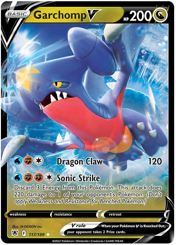 Garchomp V 117/189-Kantocards