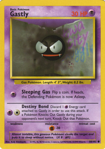 Gastly 50/102-Kantocards