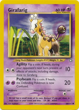 Girafarig 58/111-Kantocards