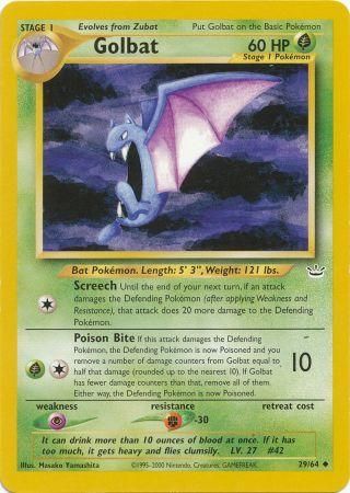 Golbat 29/64-Kantocards