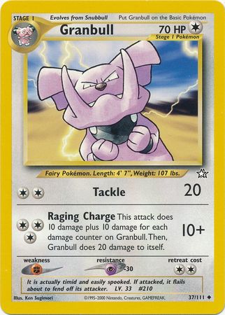 Granbull 37/111-Kantocards
