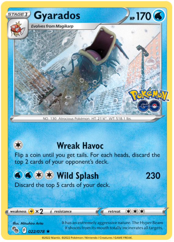 Gyarados 022/078 - Holo-Kantocards