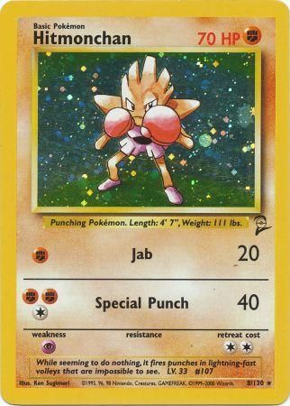 Hitmonchan 8/130 - Holo-Kantocards