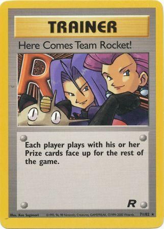 Here Comes The Team Rocket ! 71/82-Kantocards