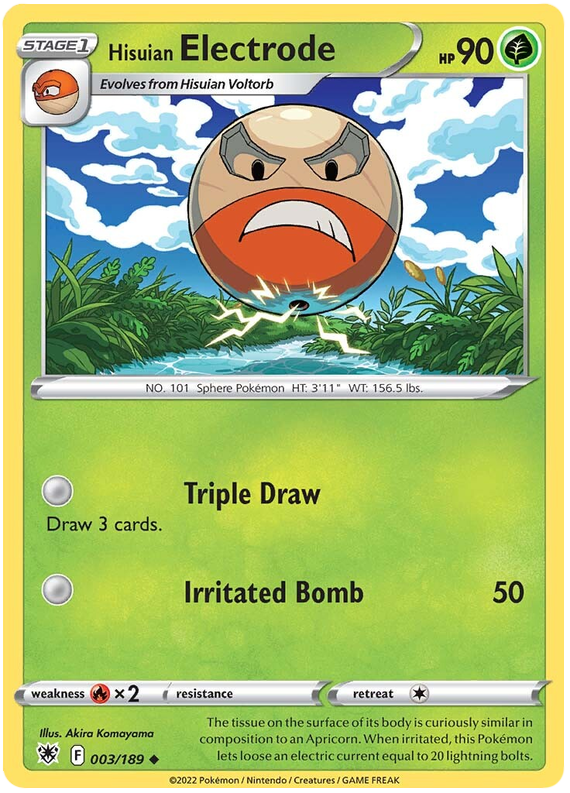 Hisuian Electrode 003/189-Kantocards
