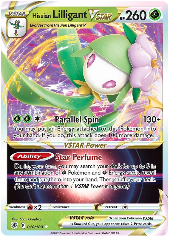 Hisuian Lilligant VSTAR 018/189-Kantocards