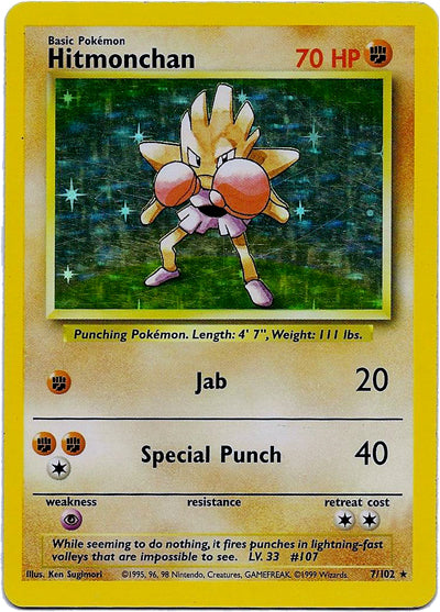 Hitmonchan 7/102-Kantocards