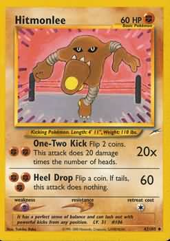 Hitmonlee 42/105-Kantocards
