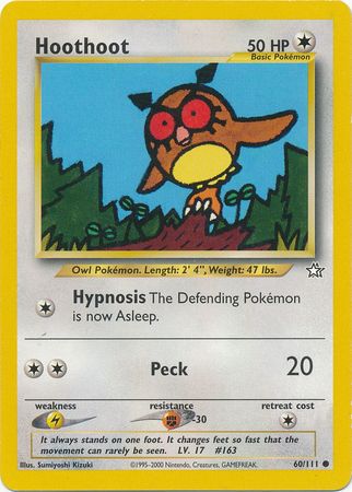 Hoothoot 60/111-Kantocards