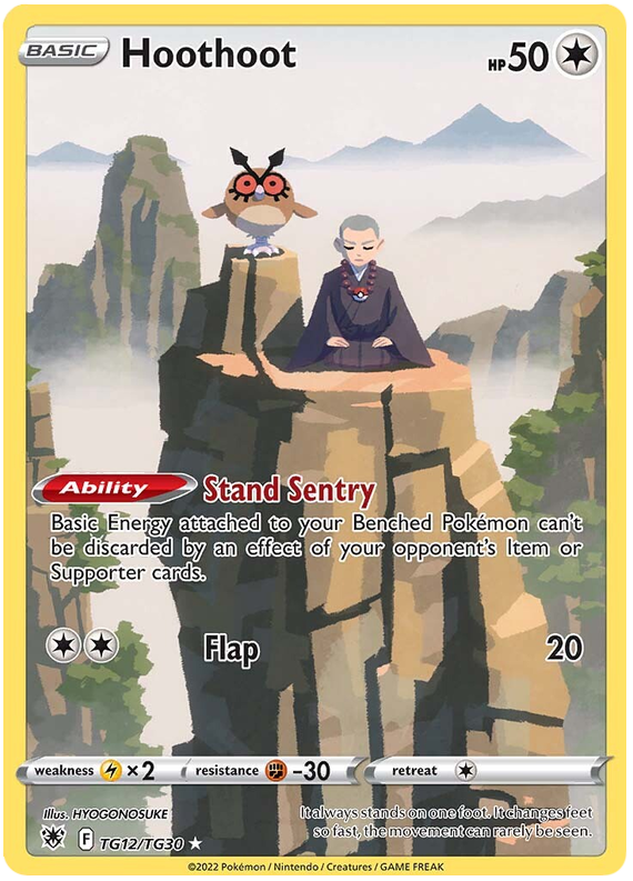 Hoothoot TG12/TG30-Kantocards
