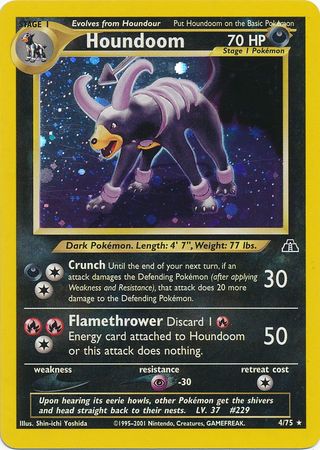 Houndoom 4/75 - Holo-Kantocards
