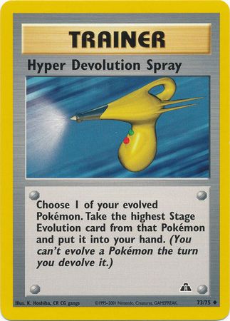 Hyper Devolution Spray 73/75-Kantocards