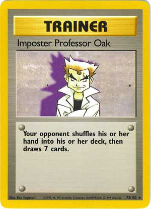 Imposter Professor Oak 73/102-Kantocards