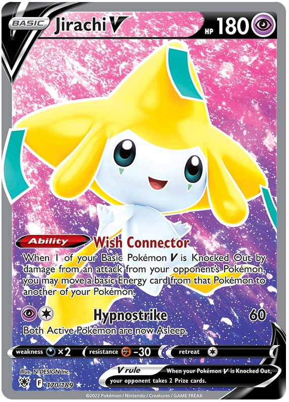 Jirachi V 170/189-Kantocards
