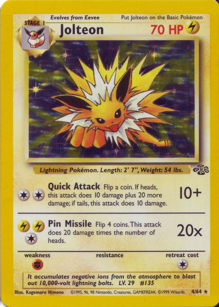 Jolteon 4/64 - Holo-Kantocards