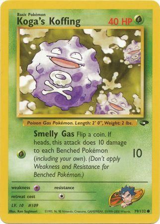 Koga's Koffing 79/132-Kantocards