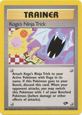 Koga's Ninja Trick 115/132-Kantocards