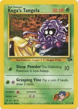 Koga's Tangela 81/132-Kantocards