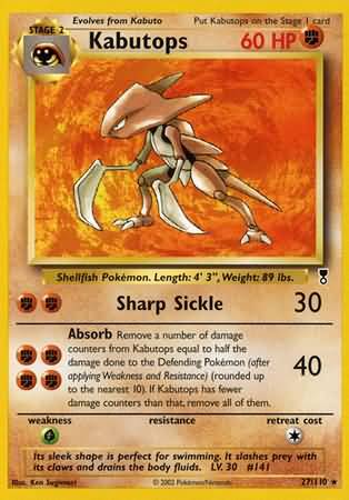 Kabutops 27/110-Kantocards