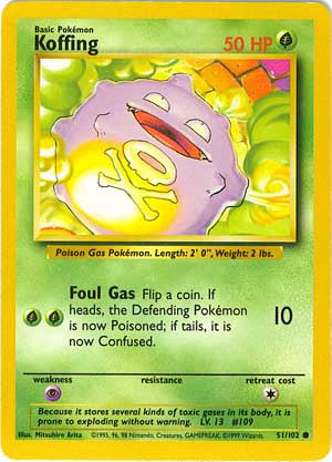 Koffing 51/102-Kantocards