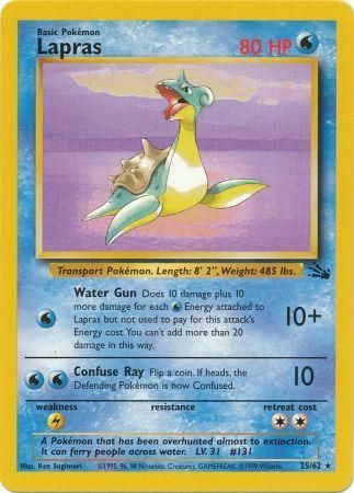 Lapras 25/62-Kantocards