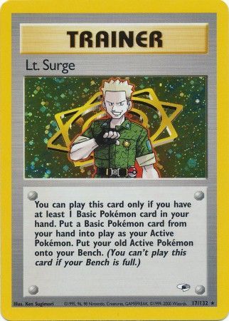 Lt. Surge (Holo) 17/132-Kantocards