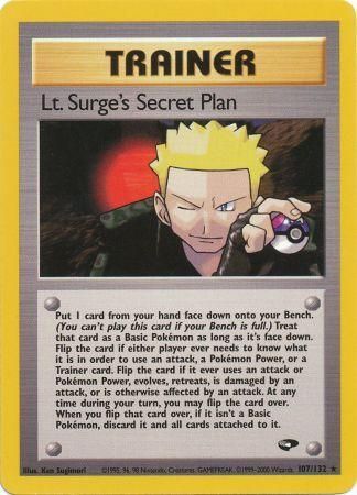 Lt. Surge's Secret Plan 107/132-Kantocards