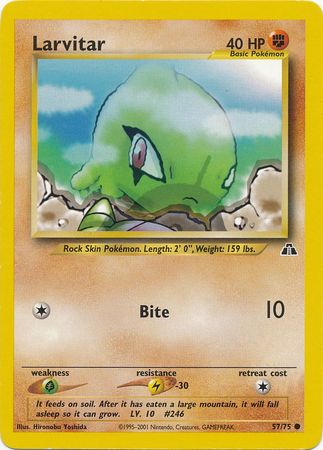 Larvitar 57/75-Kantocards
