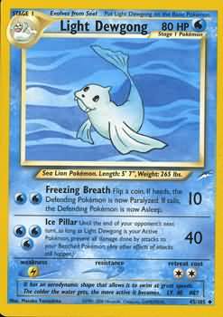 Light Dewgong 45/105-Kantocards