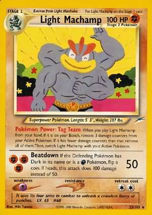 Light Machamp 25/105-Kantocards