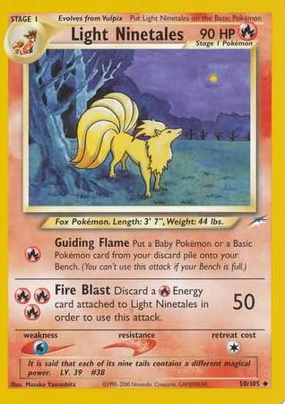 Light Ninetales 50/105-Kantocards
