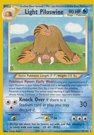 Light Piloswine 26/105-Kantocards