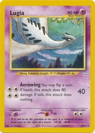 Lugia 20/64-Kantocards