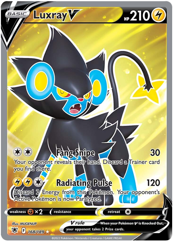 Luxray V 168/189-Kantocards