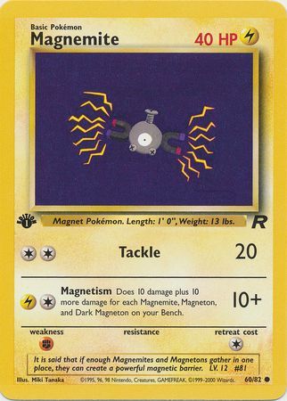 Magnemite 60/82 - 1st Edition-Kantocards