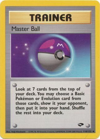 Master Ball 116/132-Kantocards