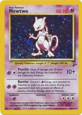 Mewtwo 10/130 - Holo-Kantocards