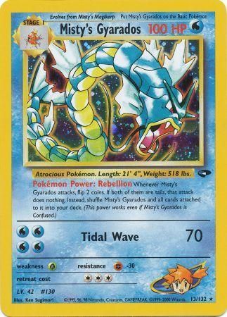Misty's Gyarados 13/132 - Holo-Kantocards