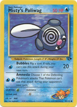 Misty's Poliwag 89/132-Kantocards