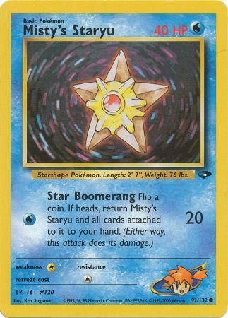 Misty's Staryu 92/132-Kantocards