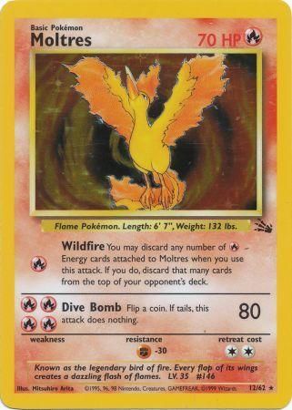 Moltres 12/62 - Holo-Kantocards