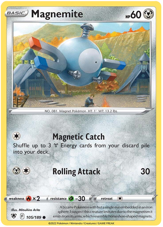Magnemite 105/189-Kantocards