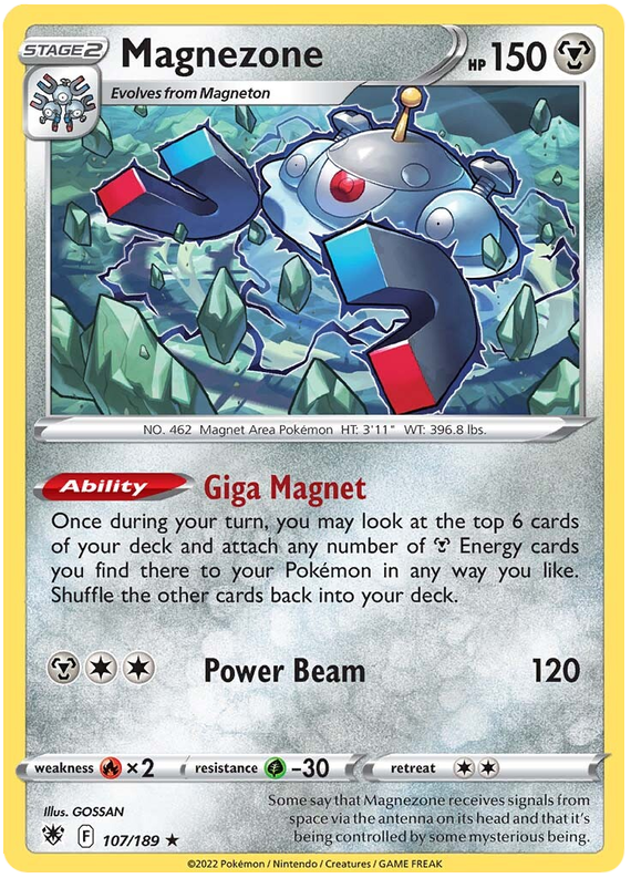 Magnezone 107/189 - Holo-Kantocards