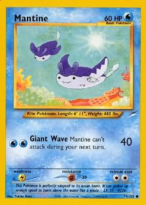Mantine 74/105-Kantocards