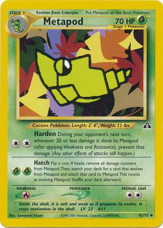 Metapod 42/75-Kantocards