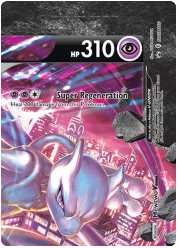 Mewtwo V-UNION SWSH160-Kantocards