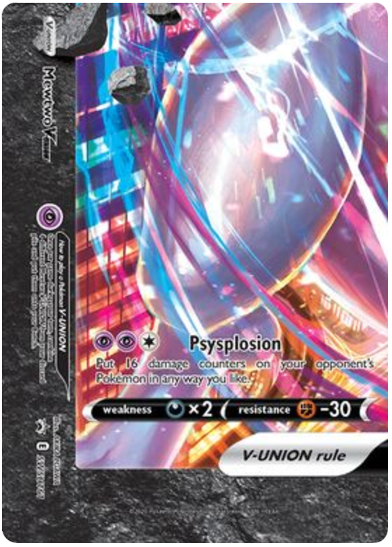Mewtwo V-UNION SWSH161-Kantocards