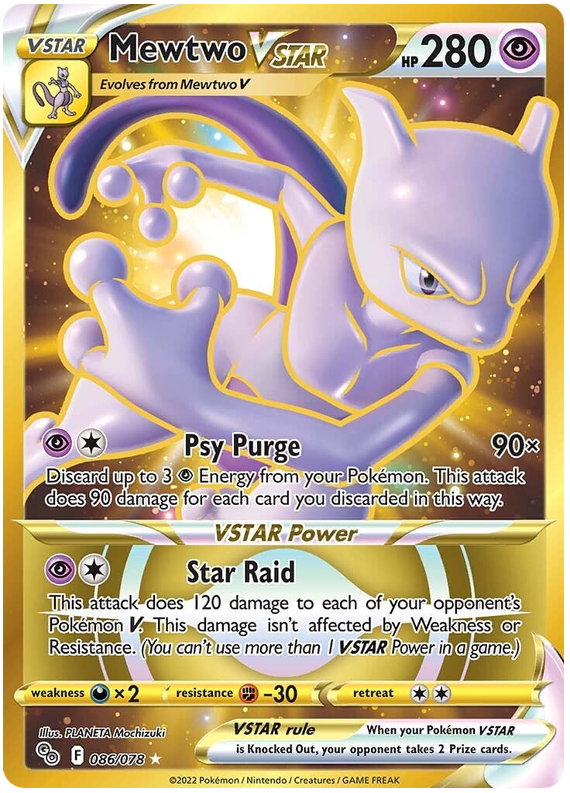 Mewtwo VStar 086/078 - Español-Kantocards