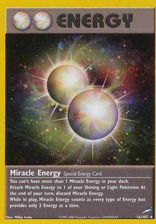 Miracle Energy 16/105-Kantocards