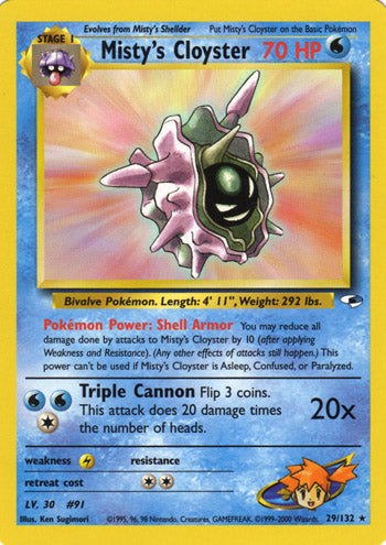 Misty's Cloyster 29/132-Kantocards